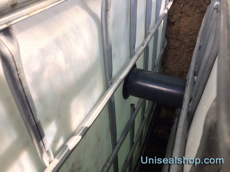 Uniseal into IBC Container