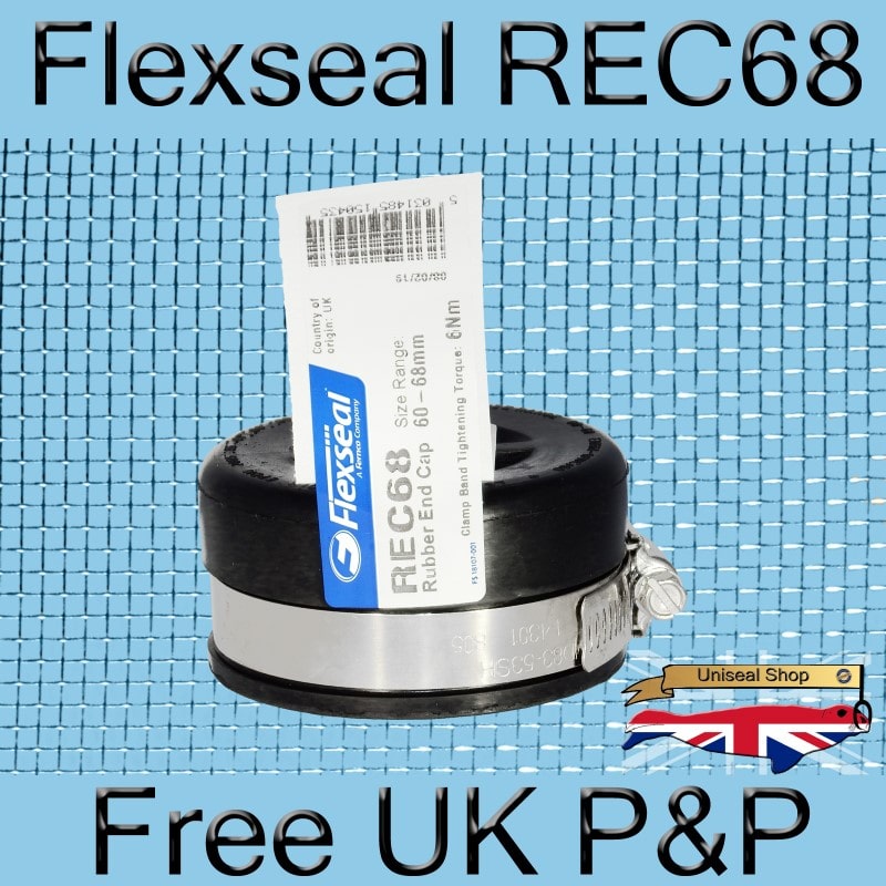Buy Flexseals REC68 Plumbing End Cap For Sale UK