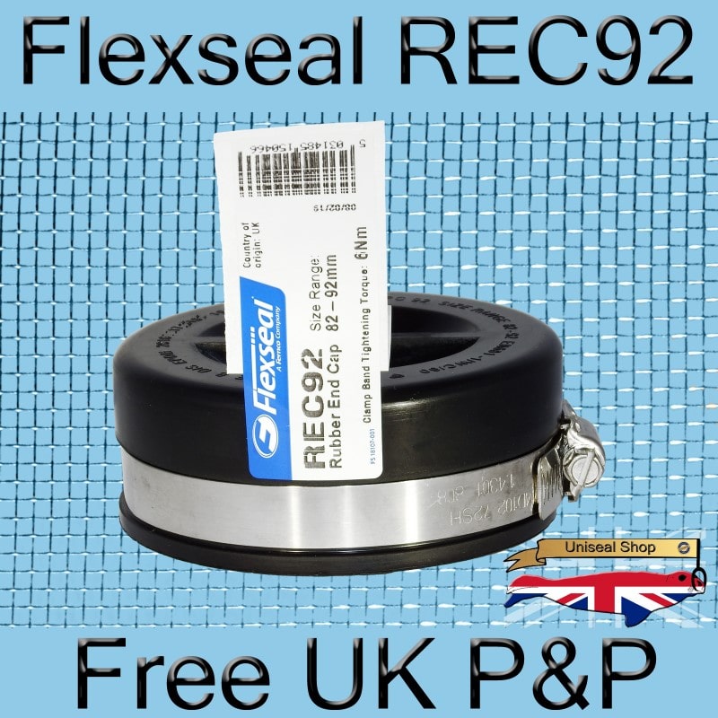 Buy Flexseals REC92 Plumbing End Cap For Sale UK