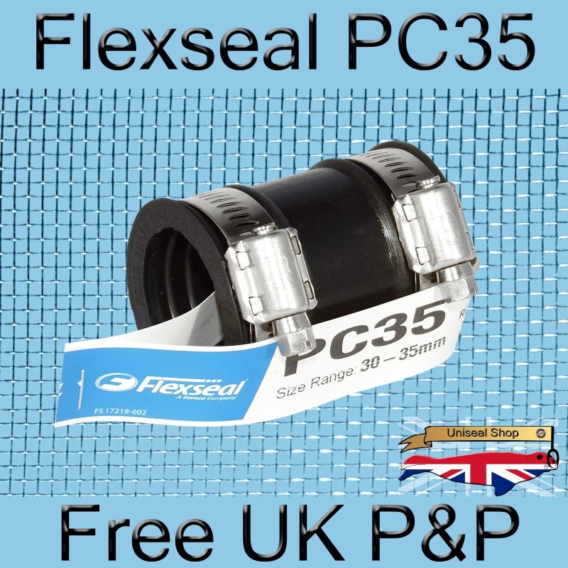 Flex Seal Flexseal Genuine EPDM Rubber Boot Coupling Adaptor Flexible Boot Pipe Connector 5056364703571 