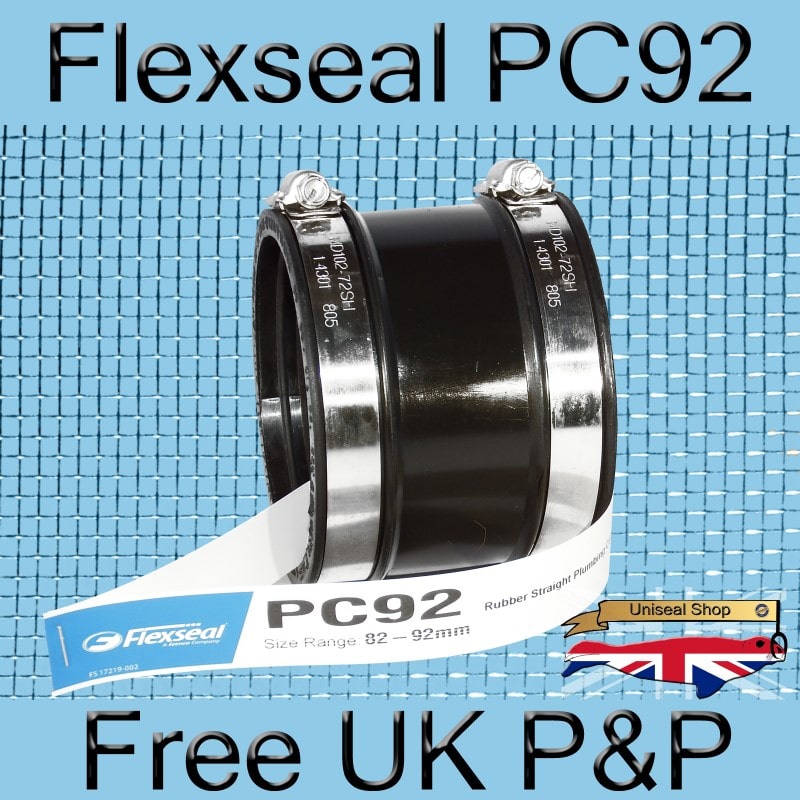 Flex Seal Flexseal Flexible Rubber Boot Reducer Coupling Adaptor Pipe Joiner Connector 
