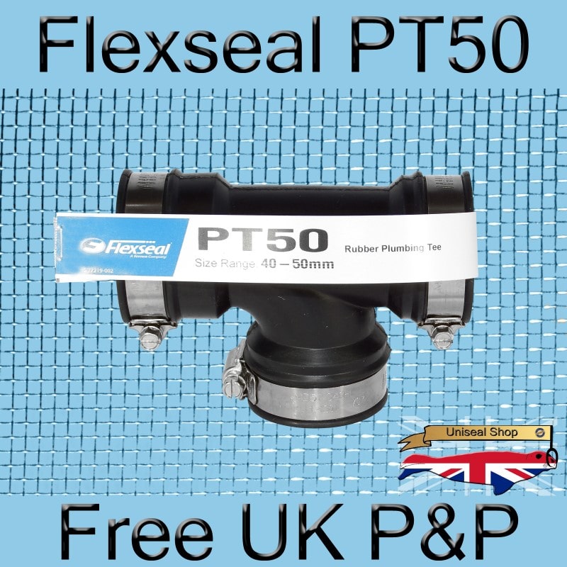 Buy Flexseals PT50 Plumbing Tee For Sale UK
