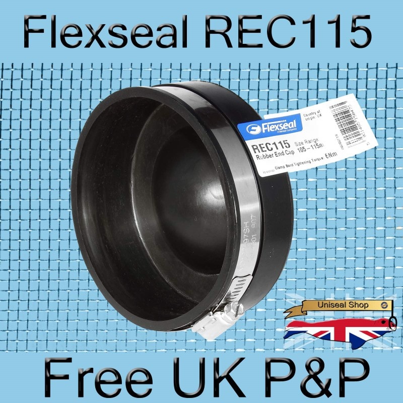 Buy REC115 Plumbing End Cap Flexseals Image